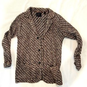 Scotch & Soda Marled Sweater Cardigan Blazer sz M